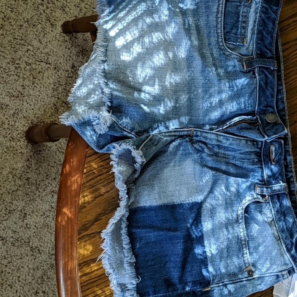 Miss me faded denim shorts
